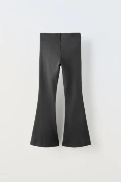 Niños ZARA 6 - 14 Años·Pantalones|6 - 14 Años·Leggings<LEGGING RIB FLARE FELPA