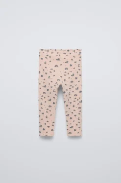 Niños ZARA 1½ - 6 Años·Pantalones|1½ - 6 Años·Leggings<LEGGING SOFT TOUCH FLORES