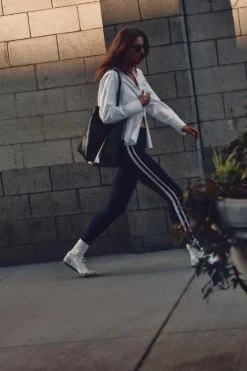 Outlet LEGGINGS BANDA LATERAL Mujer Pantalones