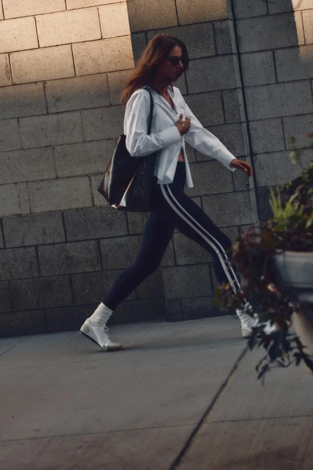 Outlet LEGGINGS BANDA LATERAL Mujer Pantalones