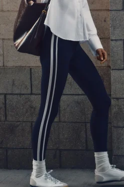 Outlet LEGGINGS BANDA LATERAL Mujer Pantalones