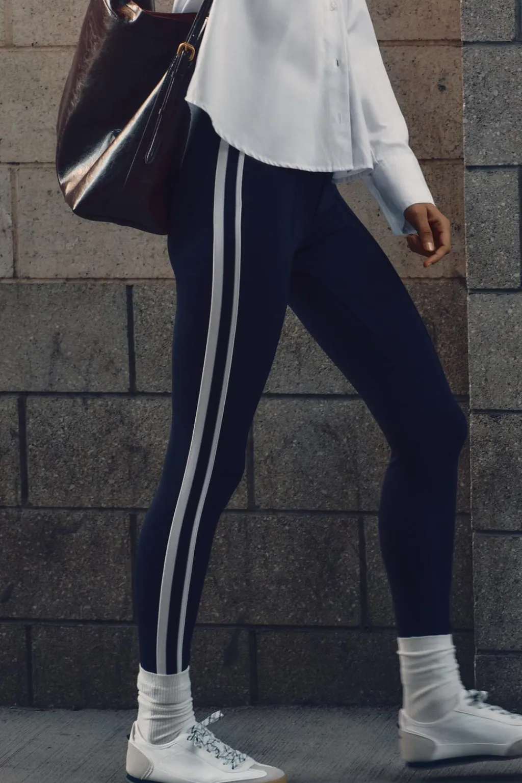 Outlet LEGGINGS BANDA LATERAL Mujer Pantalones