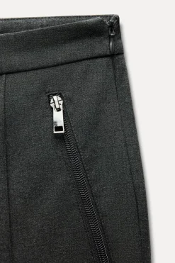 Fashion LEGGINGS BOLSILLOS CREMALLERA Mujer Pantalones