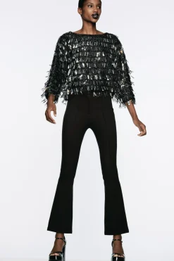 Outlet LEGGINGS BOOTCUT Mujer Pantalones