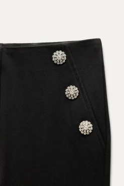 Clearance LEGGINGS BOTONES JOYA TIRO MEDIO Mujer Pantalones