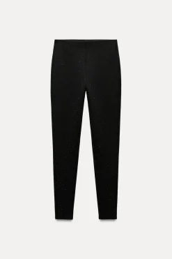 Fashion LEGGINGS BRILLOS Mujer Pantalones