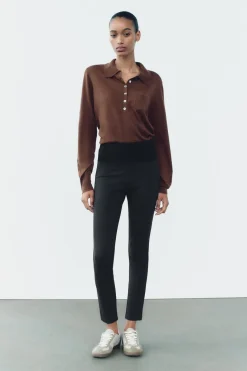 Discount LEGGINGS CINTURA ANCHA Mujer Pantalones