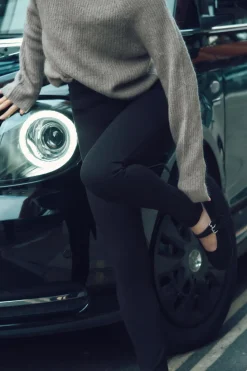 New LEGGINGS CINTURA ANCHA Mujer Pantalones