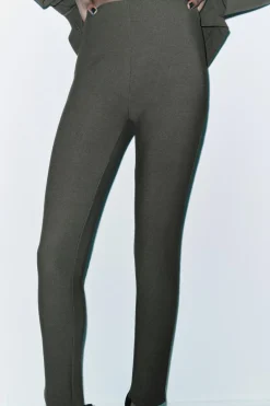 Outlet LEGGINGS CREPE TIRO ALTO Mujer Pantalones