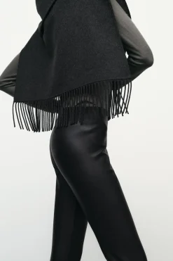 Outlet LEGGINGS ENCERADOS TIRO MEDIO Mujer Pantalones