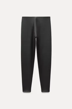 Outlet LEGGINGS ENCERADOS TIRO MEDIO Mujer Pantalones