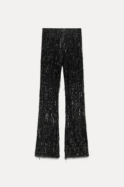 Sale LEGGINGS FLECOS LENTEJUELAS Mujer Pantalones