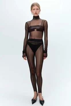 Online LEGGINGS FUSEAU 100% SEDA Mujer Pantalones