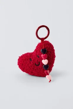 Niños ZARA 1½ - 6 Años·Accesorios|6 - 14 Años·Accesorios<LLAVERO CORAZÓN BORREGUILLO