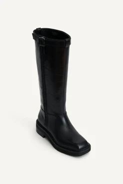 Discount LTHR BCKL BTS 13 Mujer Zapatos