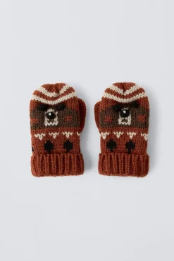 Niños ZARA 1½ - 6 Años·Accesorios|1½ - 6 Años·Accesorios<MANOPLAS PUNTO OSITOS