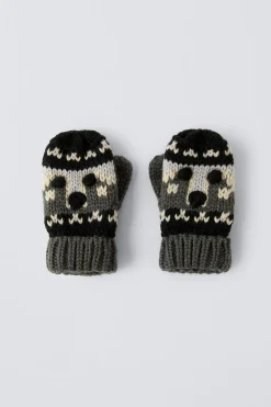 Niños ZARA 1½ - 6 Años·Accesorios|1½ - 6 Años·Accesorios<MANOPLAS PUNTO ZORRITO
