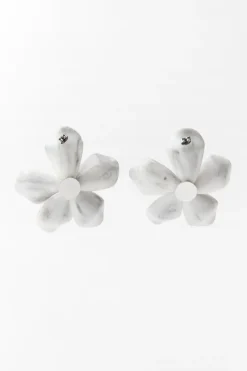Discount MAXI PENDIENTES FLOR RESINA Mujer Accesorios / Bisuteria