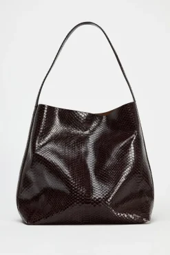 New MAXI SACA RELIEVE PIEL Mujer Bolsos