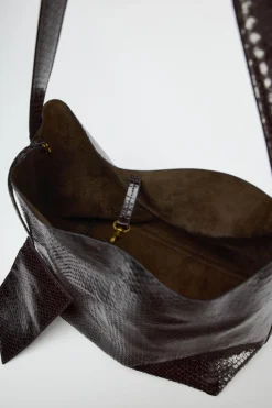 New MAXI SACA RELIEVE PIEL Mujer Bolsos