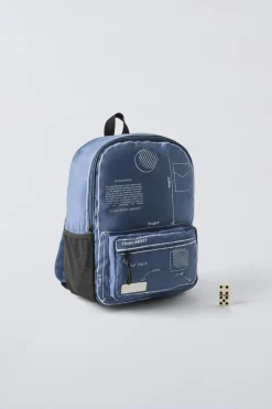 Niños ZARA 6 - 14 Años·Bolsos / Mochilas|6 - 14 Años·Bolsos / Mochilas<MINI MOCHILA TEXTO