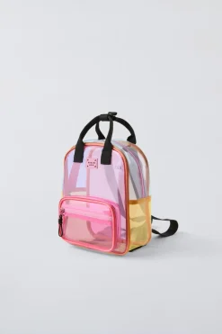 Niños ZARA 6 - 14 Años·Bolsos / Mochilas<MINI MOCHILA VINILO MULTICOLOR