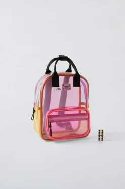 Niños ZARA 6 - 14 Años·Bolsos / Mochilas<MINI MOCHILA VINILO MULTICOLOR