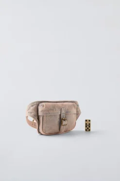 Niños ZARA 6 - 14 Años·Bolsos / Mochilas<MINI RIÑONERA DESGASTADA