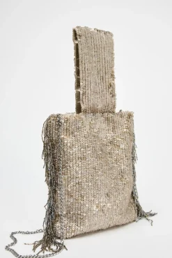 New MINI SACA FLECOS LENTEJUELAS Mujer Bolsos