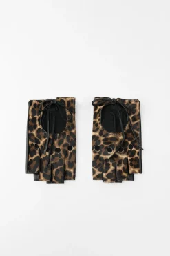 New MITONES PIEL ESTAMPADO ANIMAL Mujer Accesorios / Bisuteria