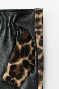 New MITONES PIEL ESTAMPADO ANIMAL Mujer Accesorios / Bisuteria