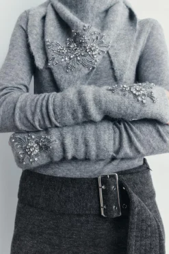 Best MITONES PUNTO BORDADOS ABALORIOS Mujer Accesorios / Bisuteria