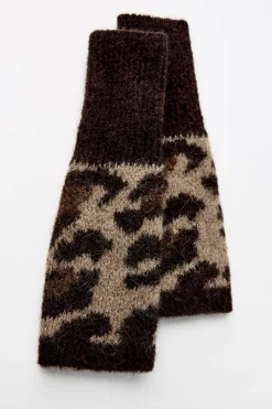 Sale MITONES PUNTO ESTAMPADO ANIMAL Mujer Accesorios / Bisuteria