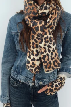 Hot MITONES PUNTO FINO ESTAMPADO ANIMAL Mujer Accesorios / Bisuteria