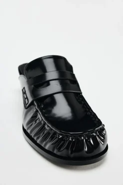 New MOCASÍN DESTALONADO EFECTO ACHAROLADO Mujer Zapatos