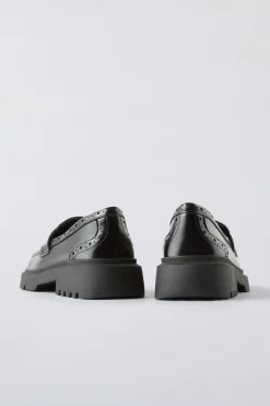 Niños ZARA 6 - 14 Años·Zapatos<MOCASÍN PICADOS