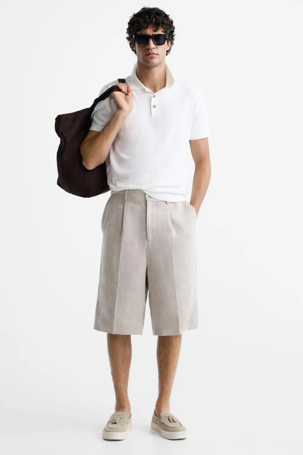 Clearance MOCASÍN PIEL BORLAS Hombre Zapatos