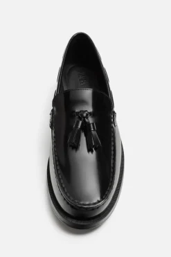 New MOCASÍN PIEL BORLAS Hombre Piel|Zapatos