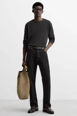 Hot MOCASÍN PIEL GRABADO Hombre Zapatos