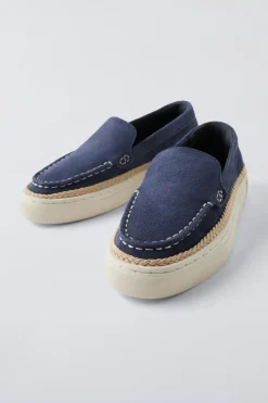 Niños ZARA 6 - 14 Años·Zapatos|Accesorios / Zapatos / 0 - 14 Años<MOCASÍN SPORT PIEL