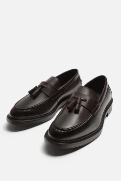 New MOCASÍN VESTIR BORLAS Hombre Zapatos