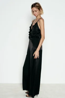 Hot MONO ANCHO VOLANTES Mujer Vestidos