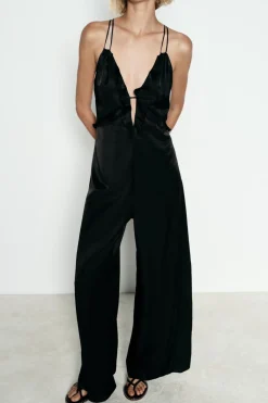 Hot MONO ANCHO VOLANTES Mujer Vestidos