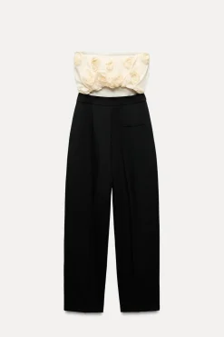 Discount MONO COMBINADO ESTRUCTURA FLORES Mujer Vestidos