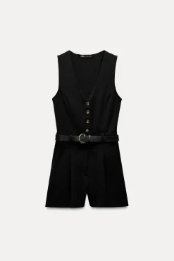 Best MONO CORTO CINTURÓN Mujer Vestidos