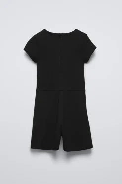 Niños ZARA 6 - 14 Años·Vestidos / Monos<MONO CORTO LAZOS