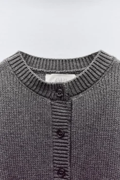 Niños ZARA 6 - 14 Años·Vestidos / Monos|6 - 14 Años·Punto<MONO CORTO PUNTO