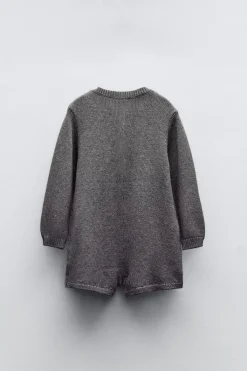 Niños ZARA 1½ - 6 Años·Vestidos / Petos|1½ - 6 Años·Punto<MONO CORTO PUNTO