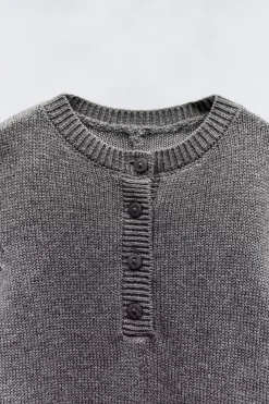 Niños ZARA 1½ - 6 Años·Vestidos / Petos|1½ - 6 Años·Punto<MONO CORTO PUNTO