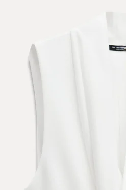 New MONO CREPE ESCOTE FLUIDO Mujer Vestidos